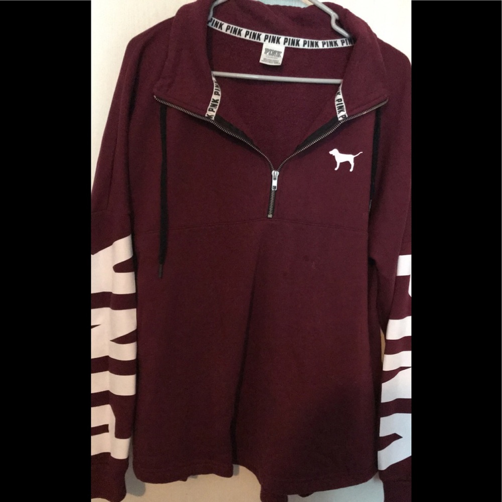 Pink Maroon Hoodie